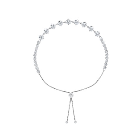 Купить оптом браслет из серебра с фианитами 4340202565-18 от Krasnoe