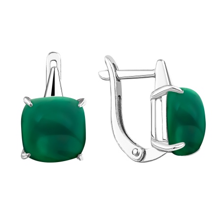 Купить оптом серьги из серебра с агатами 2340395041-60 от Krasnoe