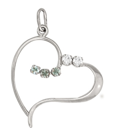 Купить оптом подвеска из серебра с фианитом 3208031480 от Krasnoe