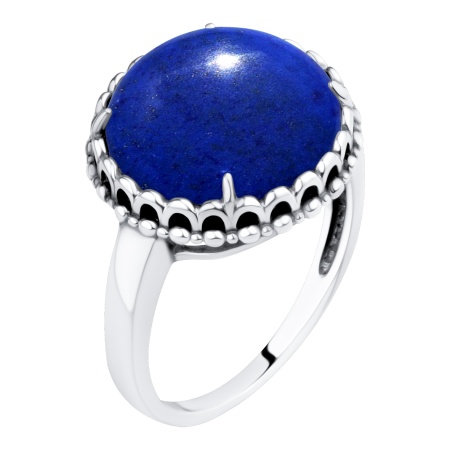 Купить оптом кольцо из серебра с лазуритом 1310475793 от Krasnoe