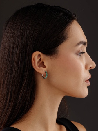 Купить оптом серьги из серебра с агатами 2340391319-60 от Krasnoe