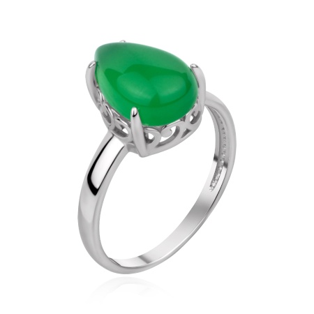 Купить оптом кольцо из серебра с агатом 1340396588-60 от Krasnoe