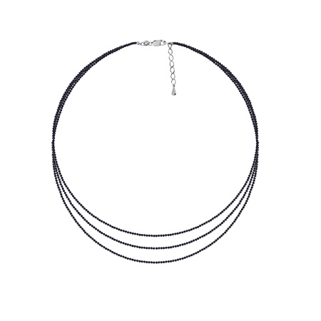 Купить оптом бусы из серебра со шпинелью 8340216195-40-1 от Krasnoe