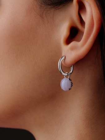 Купить оптом серьги из серебра с агатами 2340391851-84 от Krasnoe