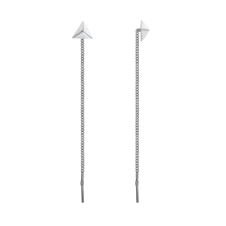 Купить оптом серьги из серебра без вставок 2340400546-1 от Krasnoe