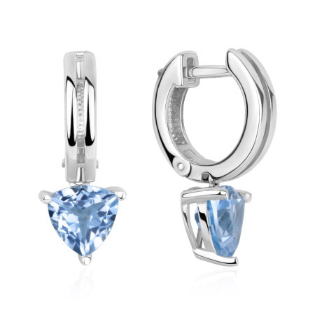 Купить оптом серьги из серебра с топазами 2340075540-71 от Krasnoe