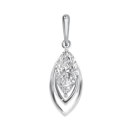 Купить оптом подвеска из серебра с фианитом 3340203631 от Krasnoe