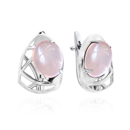 Купить оптом серьги из серебра с кварцем 2340100988-30 от Krasnoe