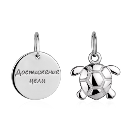 Купить оптом подвеска из серебра без вставок 3340405809 от Krasnoe