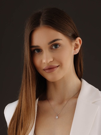 Купить оптом подвески из серебра с топазом и фианитами 3340071875-1 от Krasnoe