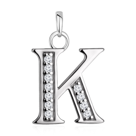 Купить оптом подвеска из серебра с фианитами 3340205860л от Krasnoe