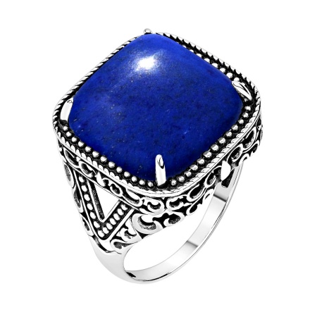 Купить оптом кольцо из серебра с лазуритом 1310475157 от Krasnoe