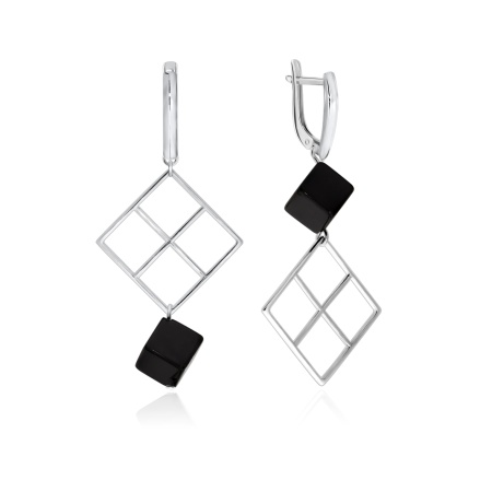 Купить оптом серьги из серебра с агатами 2340391005-20 от Krasnoe