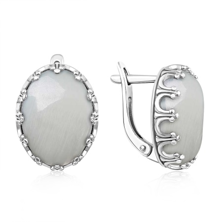 Купить оптом серьги из серебра с перламутрами 2340495096 от Krasnoe