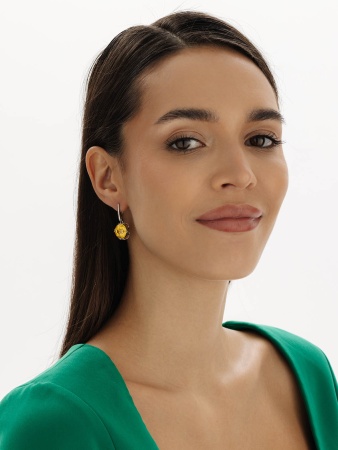 Купить оптом серьги из серебра с фианитами 2340201708-50 от Krasnoe