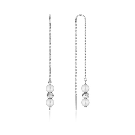 Купить оптом серьги из серебра с хрусталём 2340520714-2-2 от Krasnoe