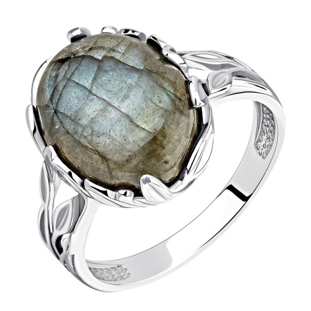 Купить оптом кольцо из серебра с лабрадоритом 1340Л05039 от Krasnoe