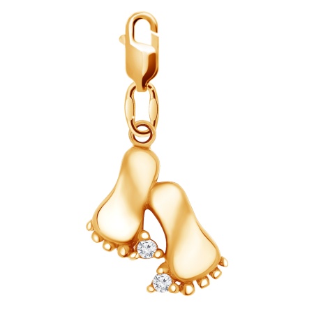 Купить оптом подвеска из серебра с фианитами 3320200300-1 от Krasnoe