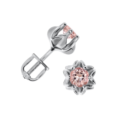 Купить оптом пусеты из серебра с кристалл ювелирныйами 2340290152-35 от Krasnoe