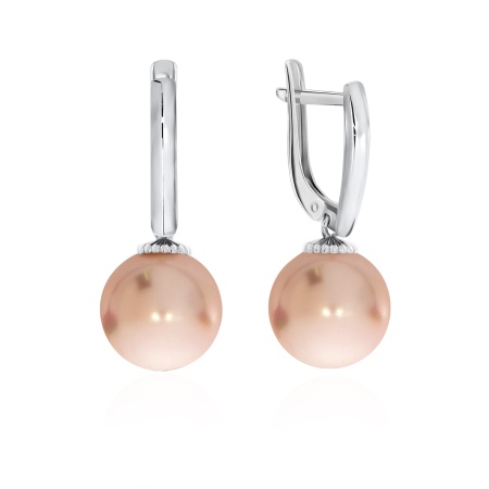 Купить оптом серьги из серебра с жемчугами 2340240821-35 от Krasnoe