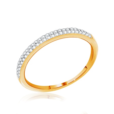 Купить оптом кольцо из серебра с фианитами 1329201323 от Krasnoe