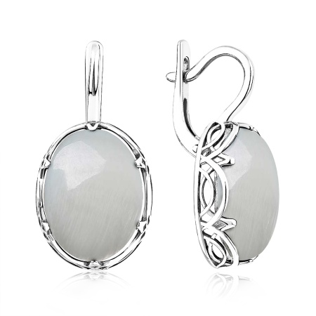 Купить оптом серьги из серебра с перламутрами 2340495085 от Krasnoe