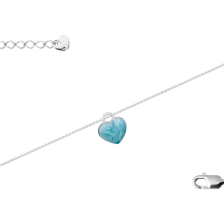 Купить оптом браслет из серебра с эмалью 4367405417-9-17-71 от Krasnoe