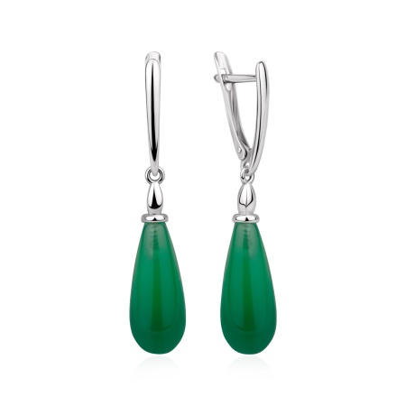 Купить оптом серьги из серебра с агатами 2340396622-60 от Krasnoe