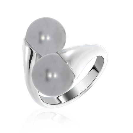 Купить оптом кольцо из серебра с жемчугами 1340240868-21 от Krasnoe