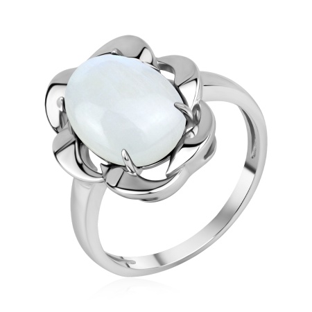 Купить оптом кольцо из серебра с лунным камнем 1340936340-1 от Krasnoe