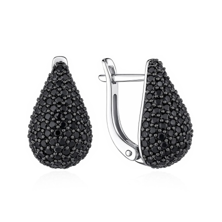 Купить оптом серьги из серебра с ситаллами 2348885036л-20 от Krasnoe