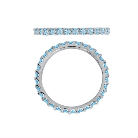 Купить оптом кольцо из серебра с топазами 1340071315-205 от Krasnoe