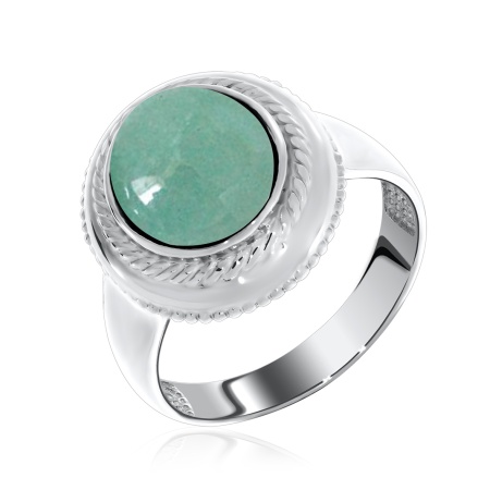 Купить оптом кольцо из серебра с авантюрином 1340360933-1-60 от Krasnoe