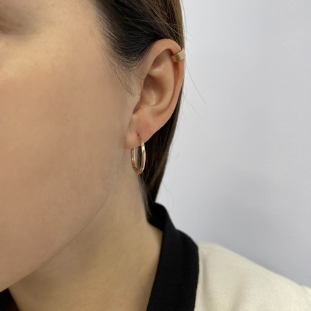 Купить оптом серьги из серебра без вставок 2320401885 от Krasnoe