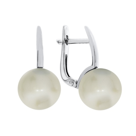 Купить оптом серьги из серебра с жемчугами 2340241557 от Krasnoe