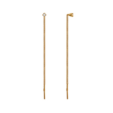 Купить оптом серьги из серебра с фианитами 2320204081-1 от Krasnoe