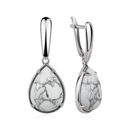 Купить оптом серьги из серебра с кахолонгами 2340К06624 от Krasnoe