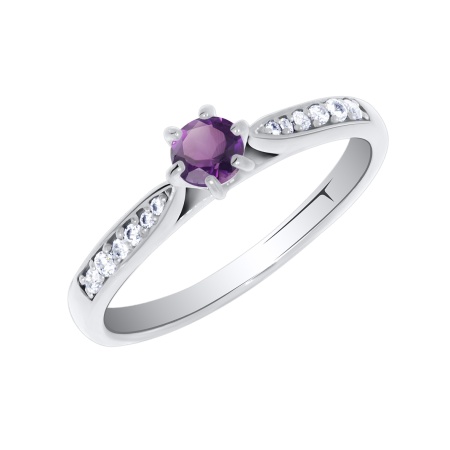 Купить оптом кольцо из серебра с фианитами 1340200207-92 от Krasnoe