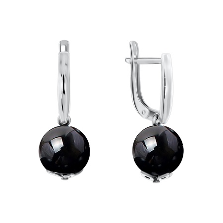 Купить оптом серьги из серебра с агатами 2340390307-2-20 от Krasnoe