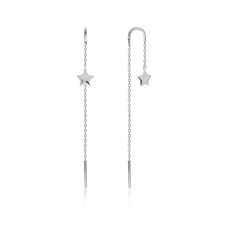 Купить оптом серьги из серебра без вставок 2340401401 от Krasnoe