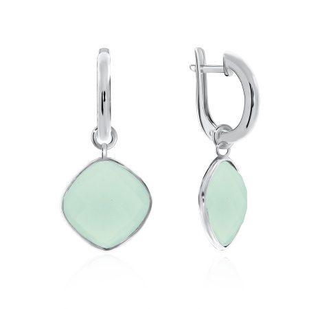 Купить оптом серьги из серебра с агатами 2340392893-61 от Krasnoe