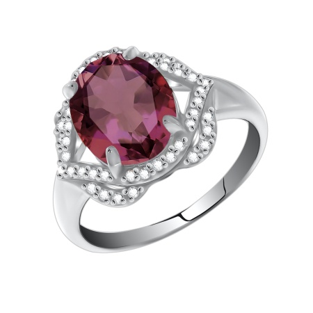 Купить оптом кольцо из серебра с фианитами 1340200096-33 от Krasnoe