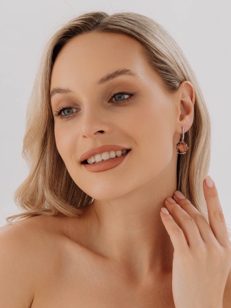 Купить оптом серьги из серебра с султанитами 2340611708 от Krasnoe