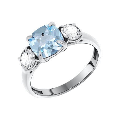 Купить оптом кольцо из серебра с фианитами 1340200283-71 от Krasnoe