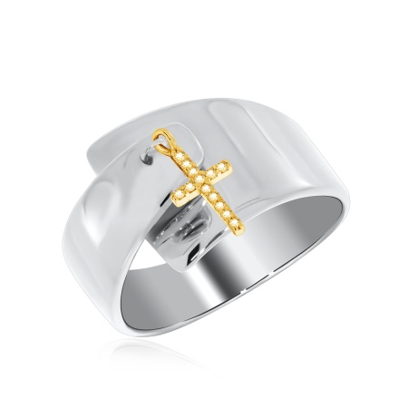 Купить оптом кольцо из серебра с фианитами 1350201732л-6 от Krasnoe