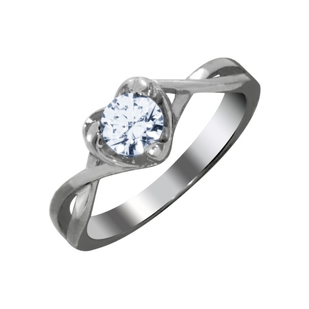 Купить оптом кольцо из серебра с фианитами 1340200057 от Krasnoe