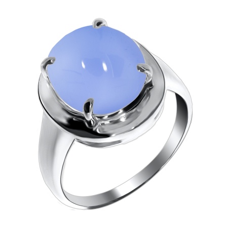 Купить оптом кольцо из серебра с халцедоном 1340600029-70 от Krasnoe