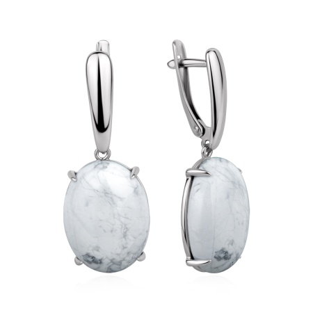 Купить оптом серьги из серебра с кахолонгами 2340К06600 от Krasnoe