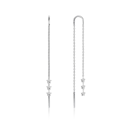 Купить оптом серьги из серебра без вставок 2340401340 от Krasnoe