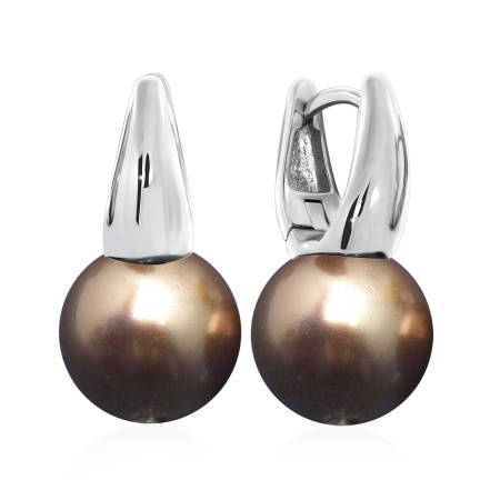 Купить оптом серьги из серебра с жемчугами 2340240799-42 от Krasnoe